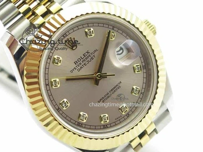 MiroTime 0501 DateJust II 41mm SS YG BP Maker Best Edition Silver Diam Dial On Jubilee Bracelet A Casual 3660